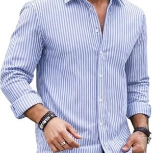 Striped Casual Regular Fit Shirt for Men| Men Full Sleeve Shirt